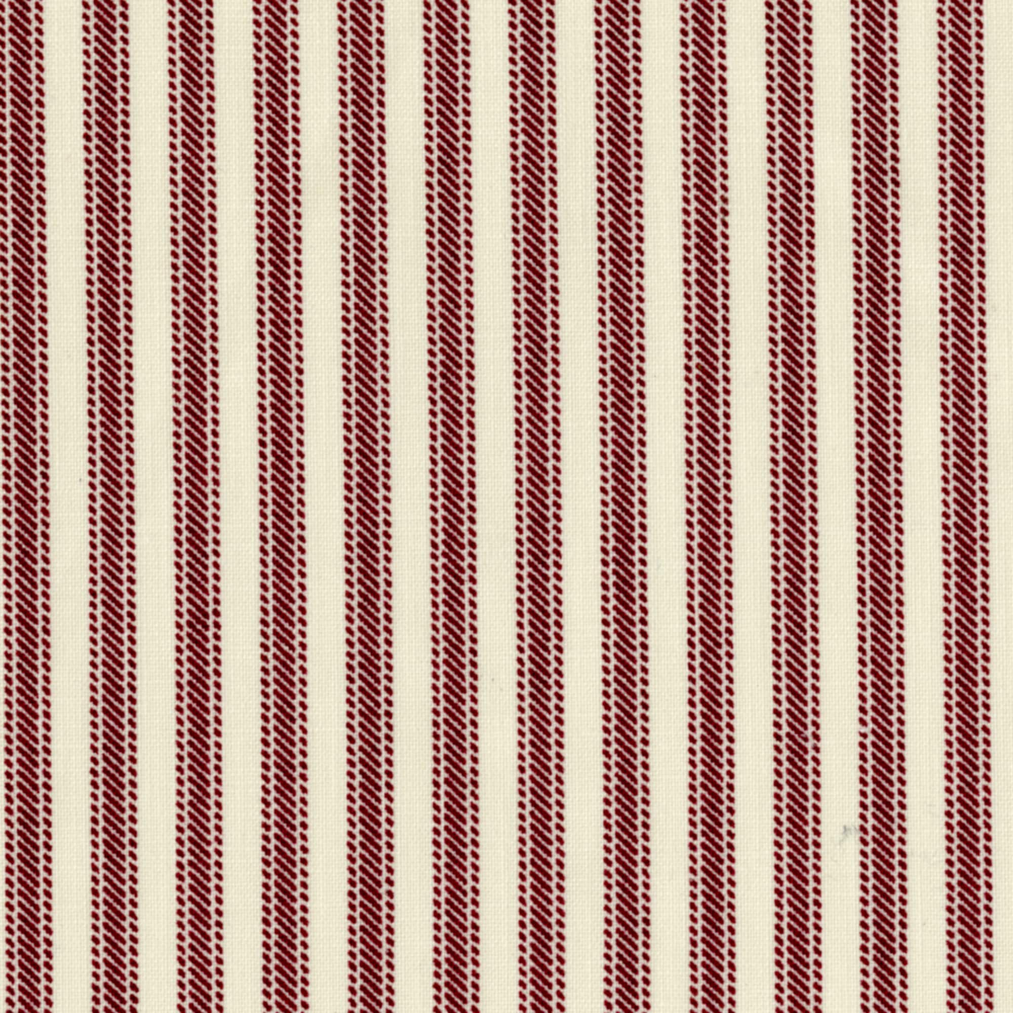Springs Creative Harvest K Stripe Cranberry Fabric
